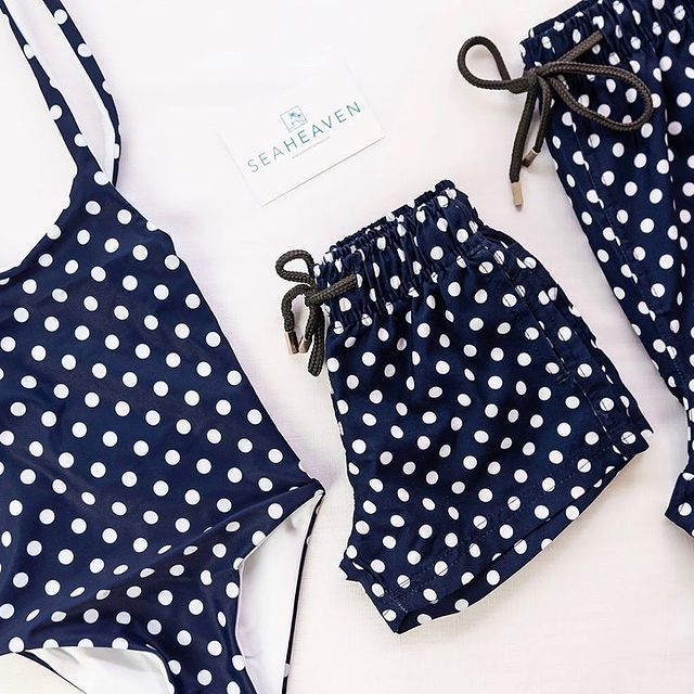 Boys Polka Dot Swim Shorts