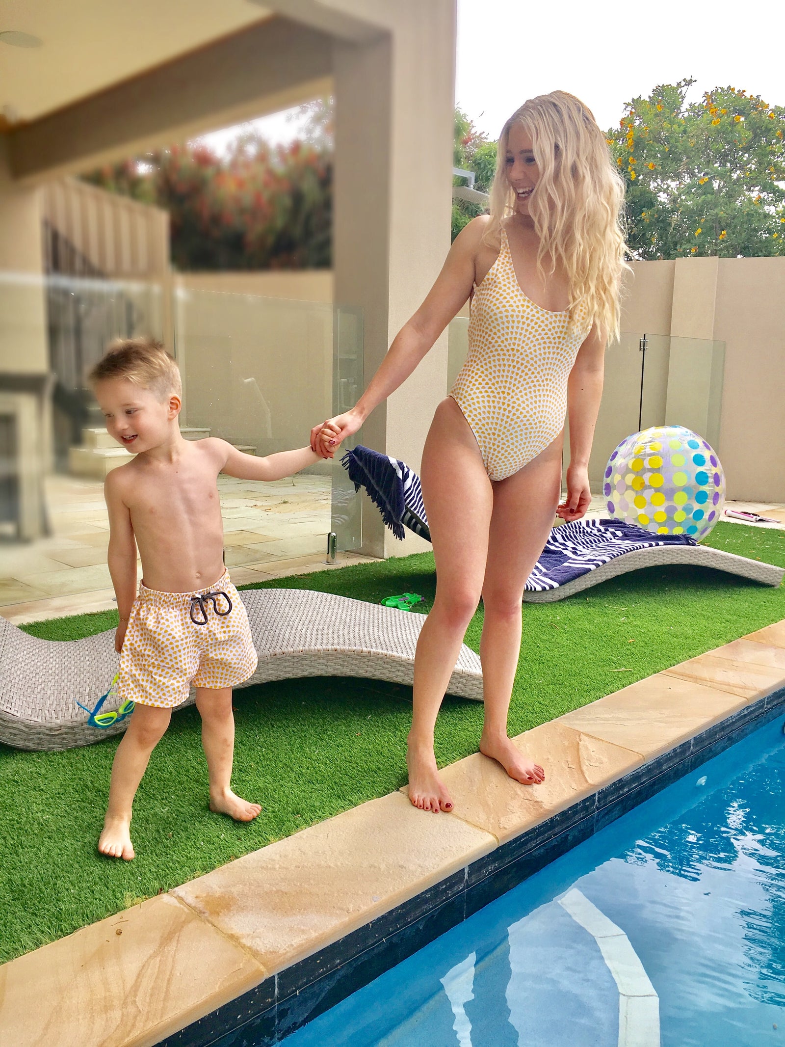 Women's Lemon Drop One Piece Swimsuit