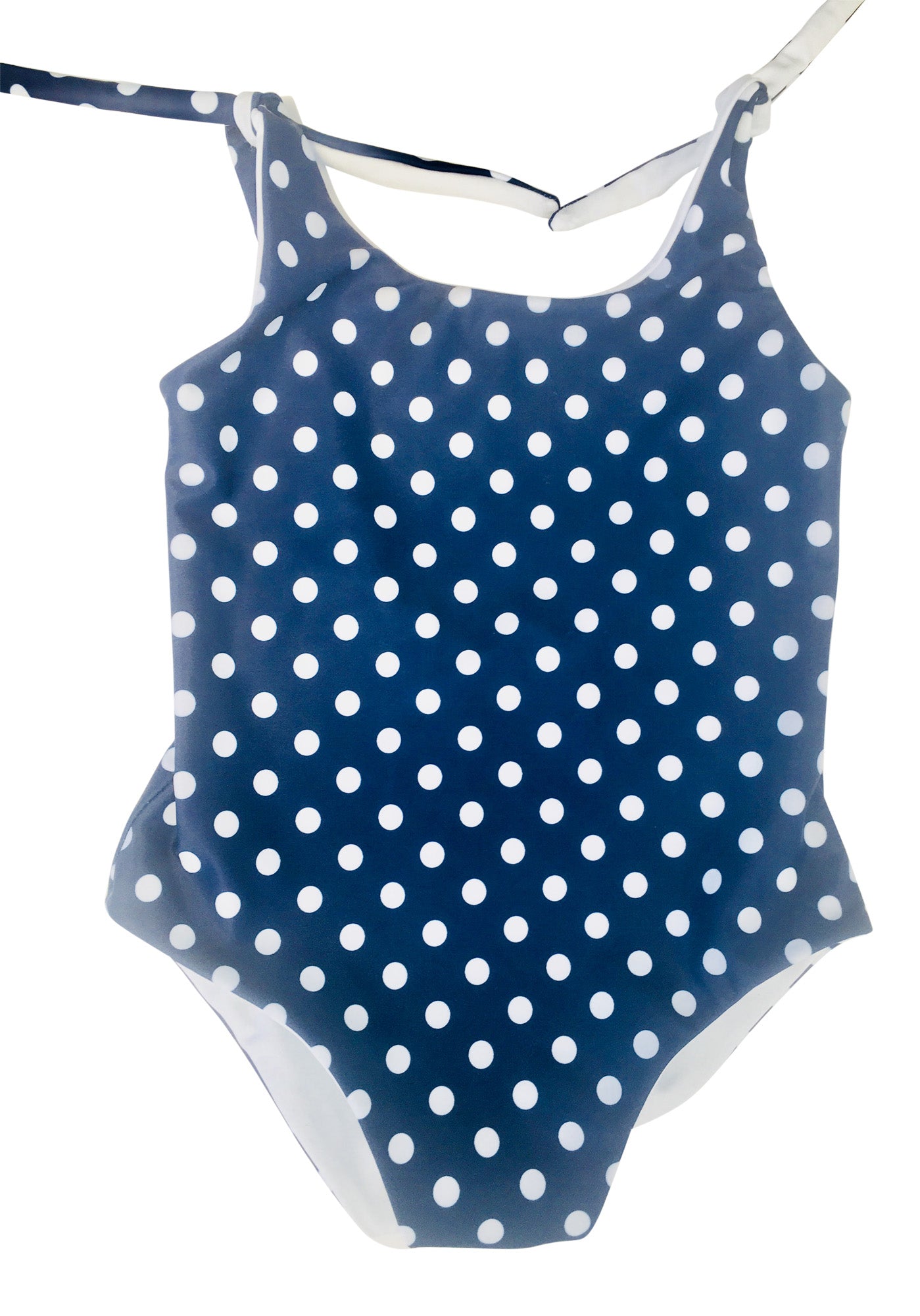 Girls Polka Dot One Piece Swimsuit