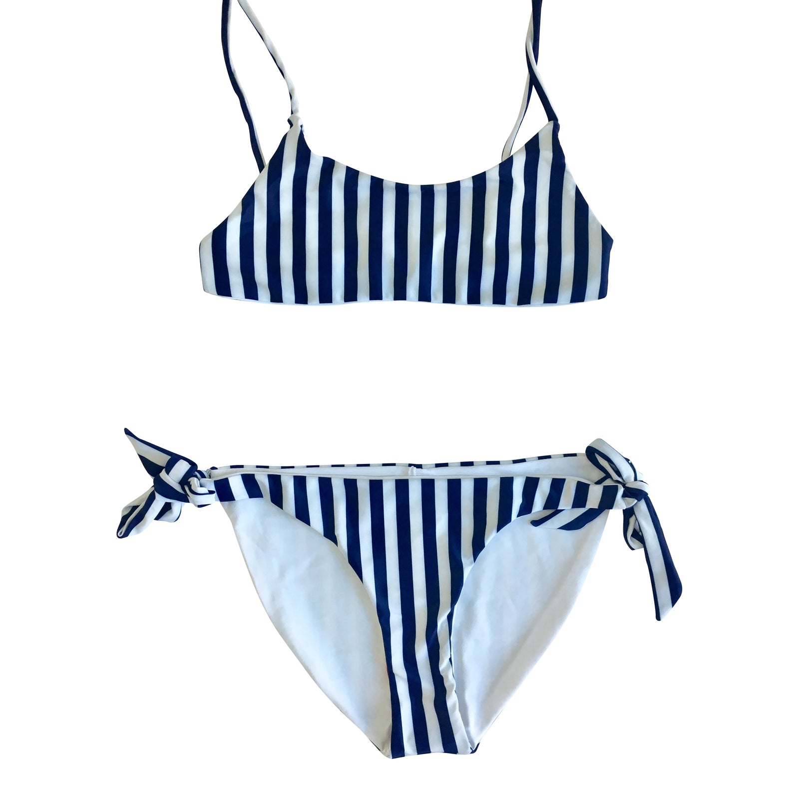 Women's Navy Stripe Bikini